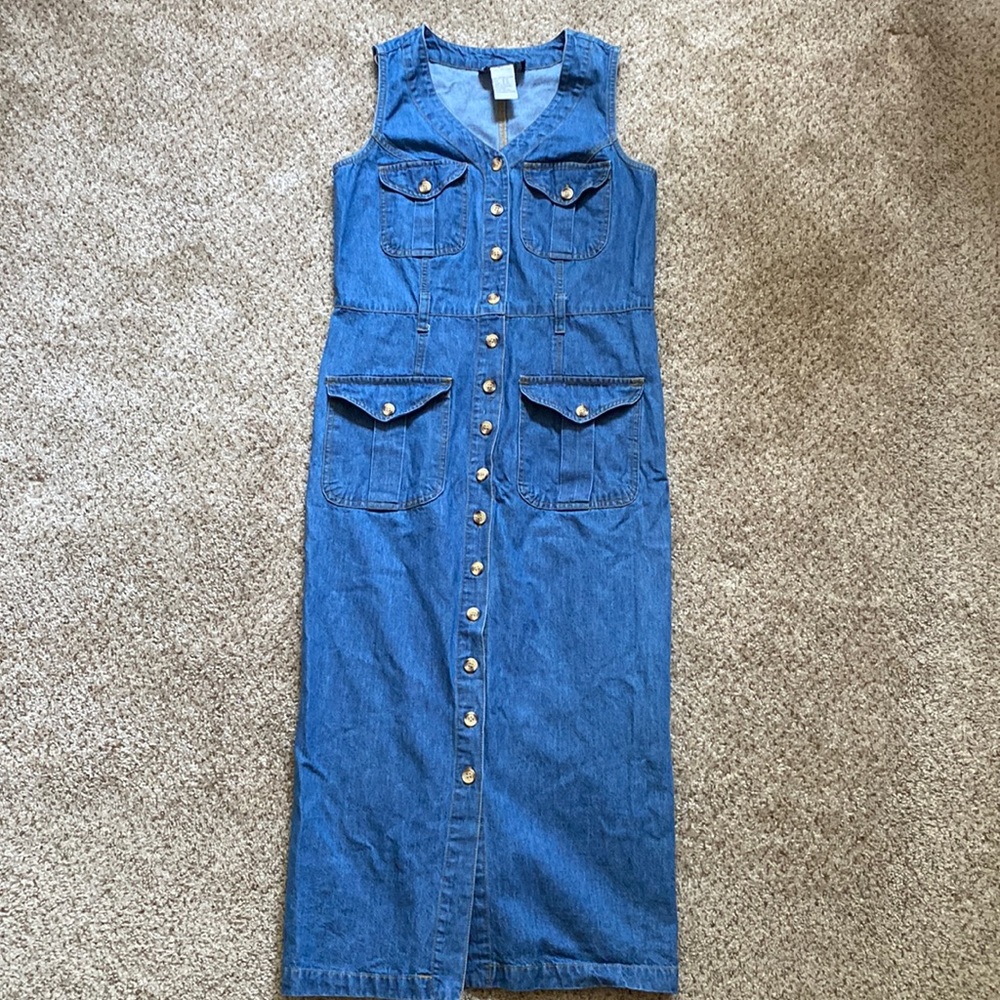 True Blue Vintage 90s Denim Dress 5/6